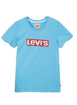 Camiseta Levis Norse Azul Niño