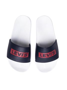 Chanclas Levis June Babytab Marino Para Hombre