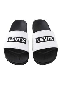 Chanclas Levis June Babytab Blanco Para Hombre