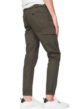 Pantalones Antony Morato Verde Militar Para Hombre