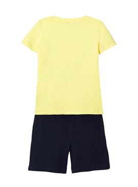 Conjunto Bermudas Name It Jinos Amarillo Para Niño