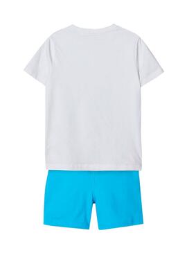 Conjunto Bermudas Name It Jinos Blanco Para Niño