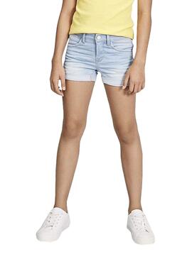 Shorts Name It Salli DNM Light Blue Para Niña