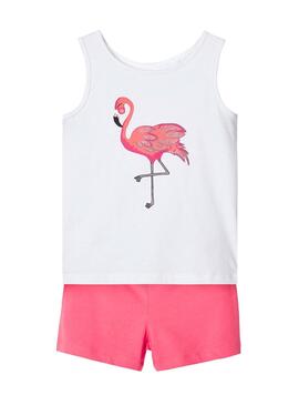 Conjunto Name It Jannah Shorts Rosa Para Niña