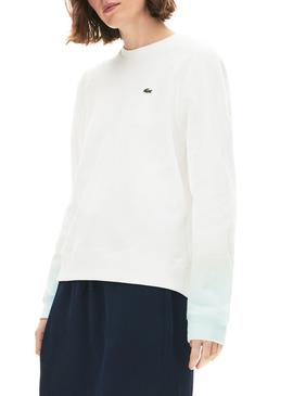 Sudadera Lacoste Tie Dye Blanco para Mujer