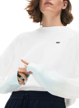 Sudadera Lacoste Tie Dye Blanco para Mujer