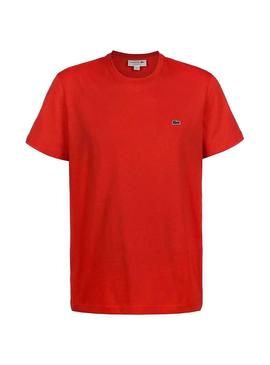 Camiseta Lacoste Loose Rojo para Hombre