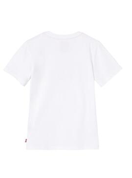 Camiseta Levis Breaktab Blanco Niño