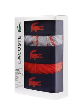 Calzoncillos Lacoste Monografico Naranja Hombre