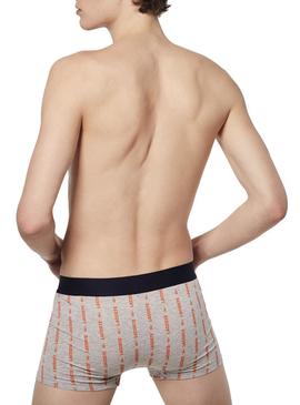 Calzoncillos Lacoste Monografico Naranja Hombre