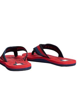 Chanclas Tommy Hilfiger Mari Rojo para Hombre