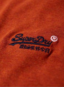 Camiseta Superdry Vintage Naranja para Hombre