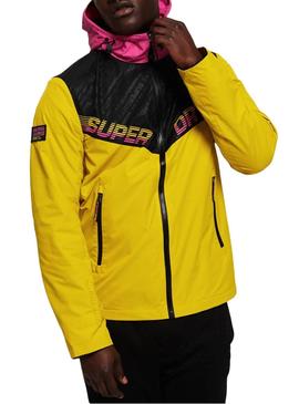 Cortavientos Superdry Axis Amarillo para Hombre