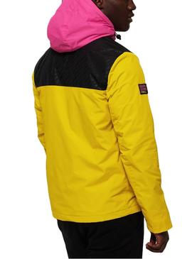 Cortavientos Superdry Axis Amarillo para Hombre