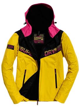 Cortavientos Superdry Axis Amarillo para Hombre