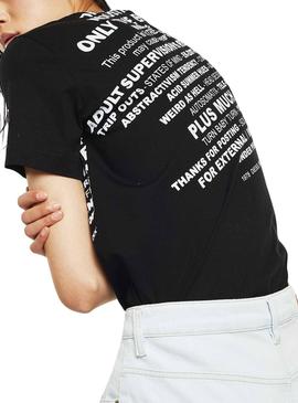 Camiseta Diesel Sily Negro para Mujer