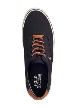 Zapatillas Polo Ralph Lauren Thorton Negro Hombre