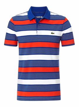 Polo Lacoste Sport Listas Multicolo Para Hombre