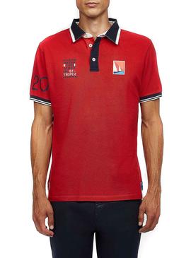 Polo North Sails Saint Tropez Rojo Para Hombre