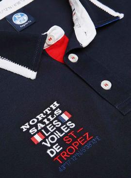 Polo North Sails Saint Tropez Marino Para Hombre