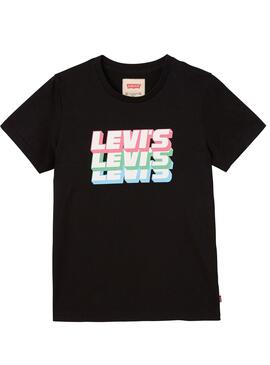 Camiseta Levis Snow-T Negro Niño
