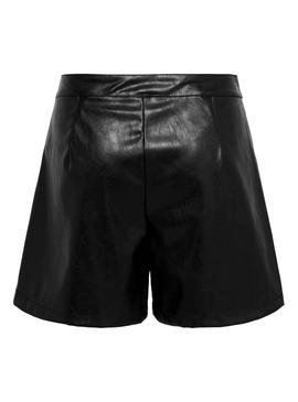 Shorts Only Kara Polipiel Negro para Mujer