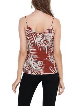 Top Only Augustina Granate para Mujer