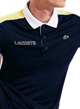 Polo Lacoste Block Azul Marino para Hombre