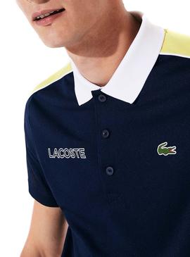 Polo Lacoste Block Azul Marino para Hombre