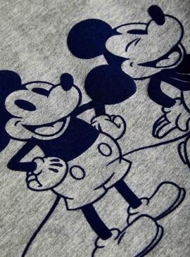 Camiseta Name It Mickey Nate Gris Para Niño