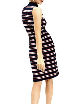 Vestido Tommy Jeans Slit Azul para Mujer