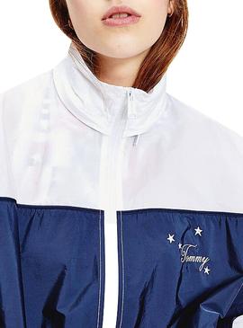 Parka Tommy Jeans Colorblock para Mujer