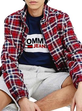 Camiseta Tommy Jeans Pieced Azul para Hombre