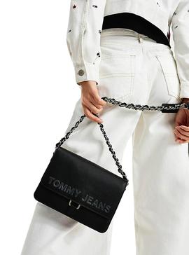 Bolso Tommy Jeans Item Negro para Mujer