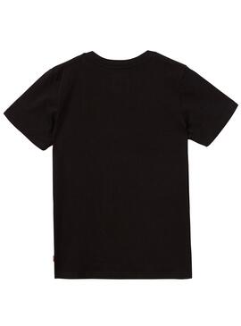 Camiseta Levis Heroneon Negro Niño