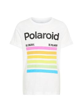 Camiseta Name It Polaroid Blanca Para Niño