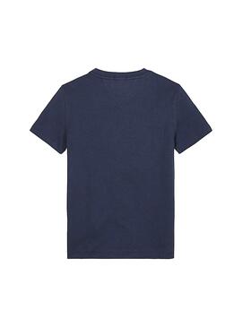 Camiseta Tommy Hilfiger Essential Marino para Niño
