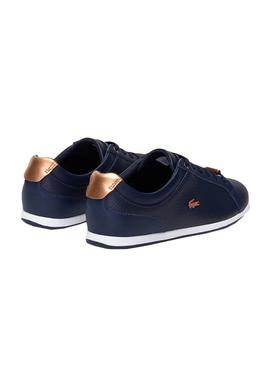 Zapatillas Lacoste Rey Azul Marino para Mujer