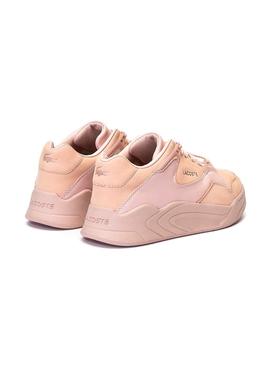 Zapatillas Lacoste Court Slam Rosa Para Mujer