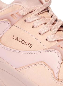 Zapatillas Lacoste Court Slam Rosa Para Mujer