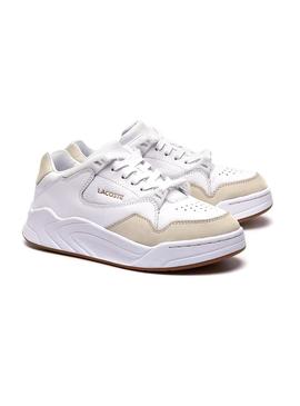 Zapatillas Lacoste Court Slam Blanco De Mujer