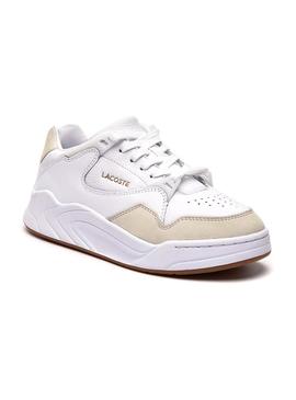 Zapatillas Lacoste Court Slam Blanco De Mujer