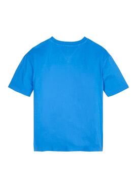 Camiseta Tommy Hilfiger FLAG Azul Niño