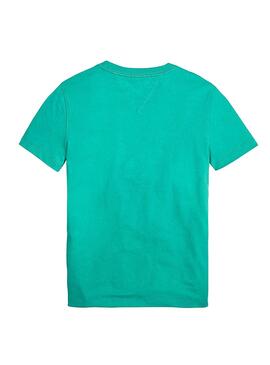 Camiseta Tommy Hilfiger Essential Class Verde Niño