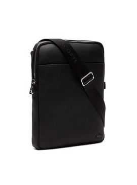 Bolso Lacoste Gael M Flat Negro Hombre