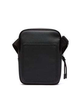 Bolso Lacoste Flat Concept Negro Hombre