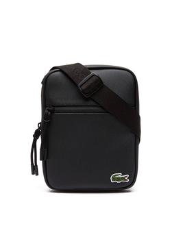 Bolso Lacoste Flat Concept Negro Hombre