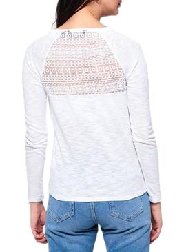 Camiseta Superdry Sierra Blanco para Mujer