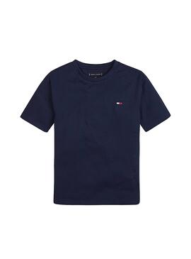 Camiseta Tommy Hilfiger Essential Boxy Flag Marino