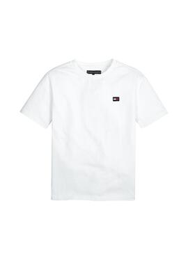 Camiseta Tommy Hilfiger Essential Boxy Flag Blanco
